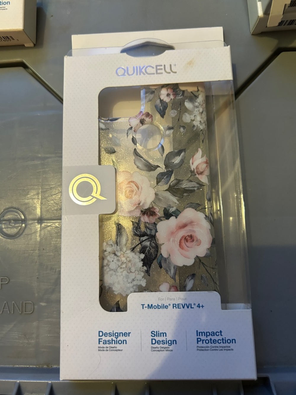 Floral Protective Case for T-Mobile REVVL 4+ — Pink Rose